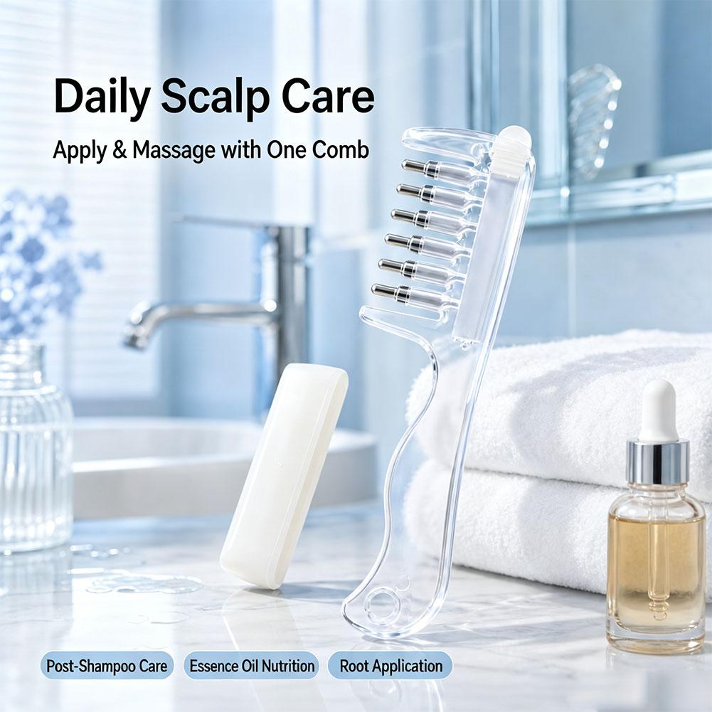Hair Care - Pettine trasparente per la radice dei