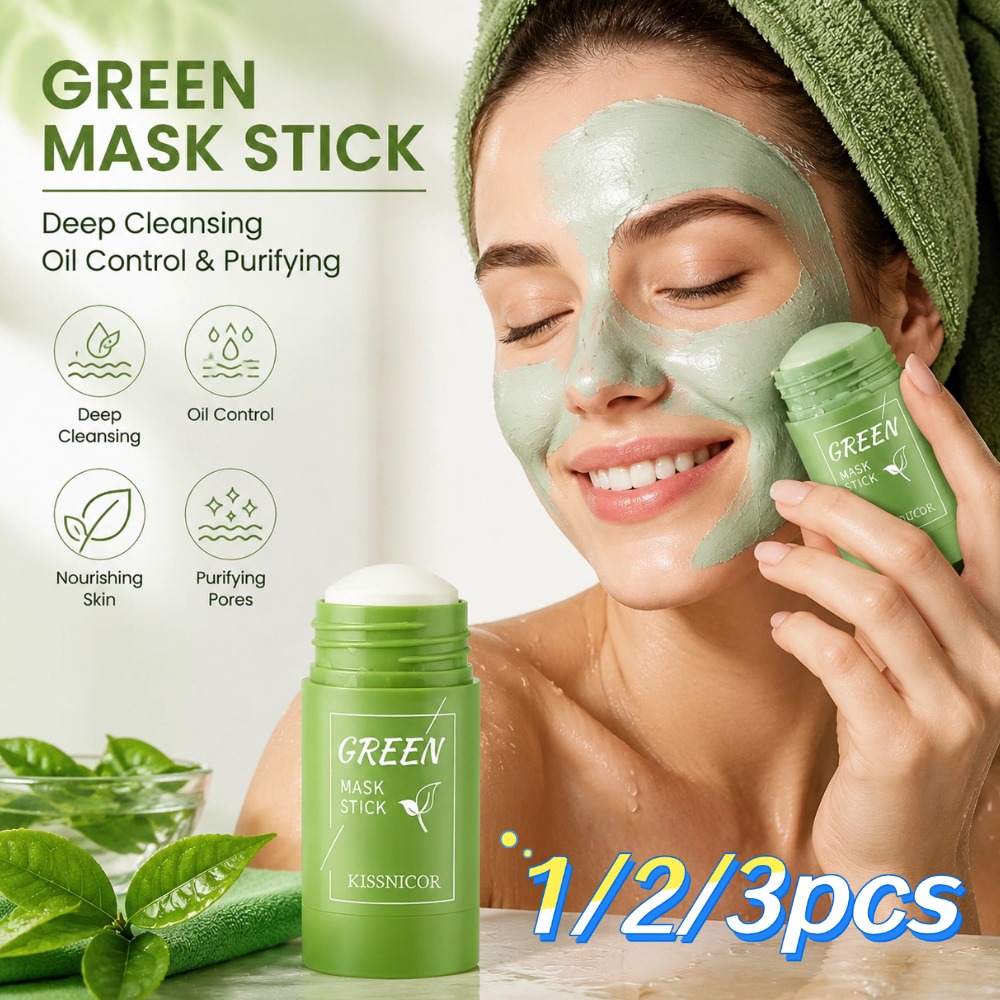 Green Tea Cleansing Clay Mask - 1/2/3 pz Maschera al Tè Verde