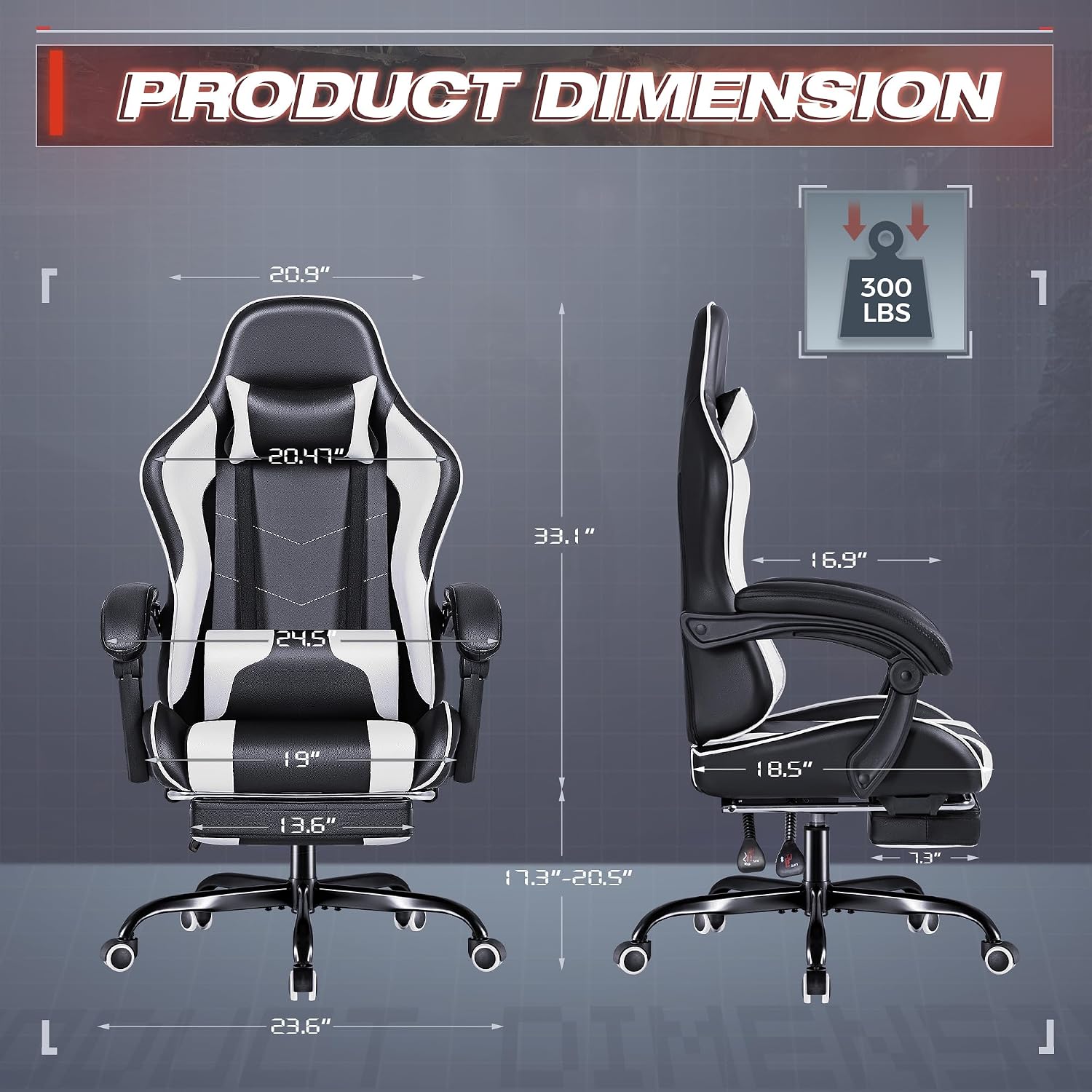 Sedia da gaming Furmax, sedia  - Massage recensione e prezzo